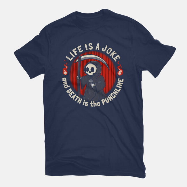 Grim Reaper Stand Up Comedy-Mens-Premium-Tee-Danhood