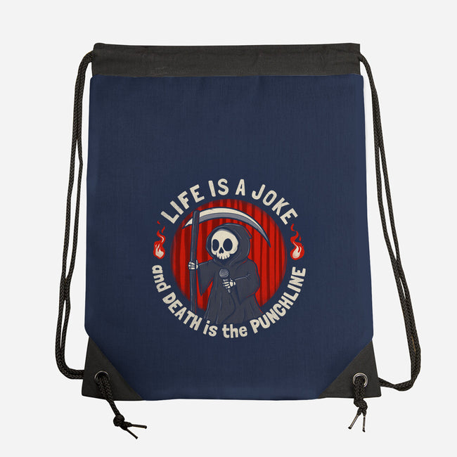 Grim Reaper Stand Up Comedy-None-Drawstring-Bag-Danhood