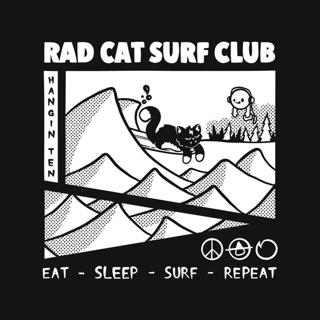 Rad Cat Surf Club-Unisex-Pullover-Sweatshirt-Foksy Art