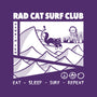 Rad Cat Surf Club-None-Glossy-Sticker-Foksy Art