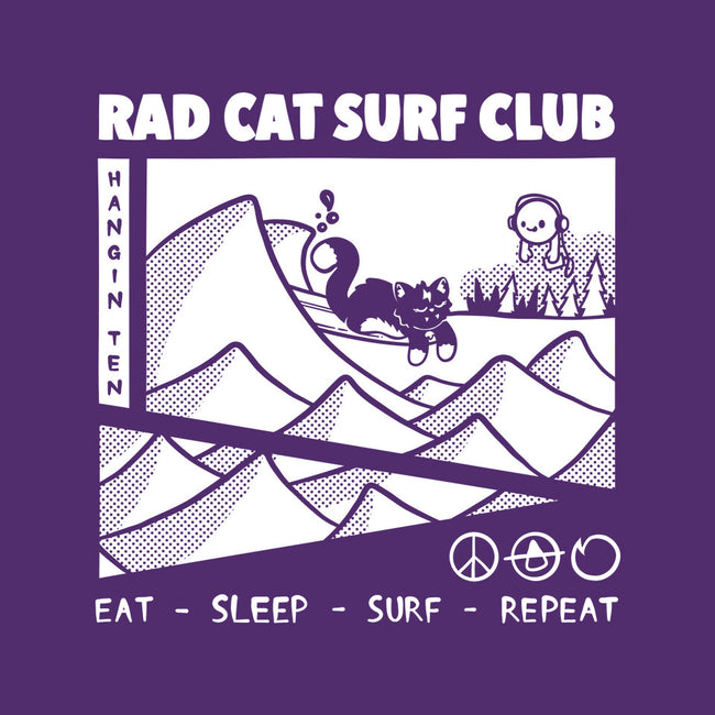 Rad Cat Surf Club-None-Matte-Poster-Foksy Art