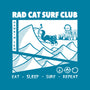Rad Cat Surf Club-None-Mug-Drinkware-Foksy Art