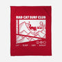 Rad Cat Surf Club-None-Fleece-Blanket-Foksy Art