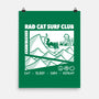 Rad Cat Surf Club-None-Matte-Poster-Foksy Art
