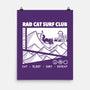 Rad Cat Surf Club-None-Matte-Poster-Foksy Art