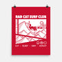 Rad Cat Surf Club-None-Matte-Poster-Foksy Art