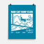 Rad Cat Surf Club-None-Matte-Poster-Foksy Art