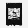 Rad Cat Surf Club-None-Polyester-Shower Curtain-Foksy Art