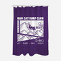 Rad Cat Surf Club-None-Polyester-Shower Curtain-Foksy Art