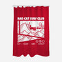 Rad Cat Surf Club-None-Polyester-Shower Curtain-Foksy Art