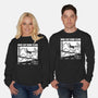 Rad Cat Surf Club-Unisex-Crew Neck-Sweatshirt-Foksy Art