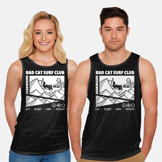 Rad Cat Surf Club-Unisex-Basic-Tank-Foksy Art