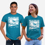 Rad Cat Surf Club-Unisex-Basic-Tee-Foksy Art
