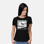 Rad Cat Surf Club-Womens-Basic-Tee-Foksy Art