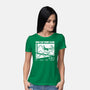 Rad Cat Surf Club-Womens-Basic-Tee-Foksy Art