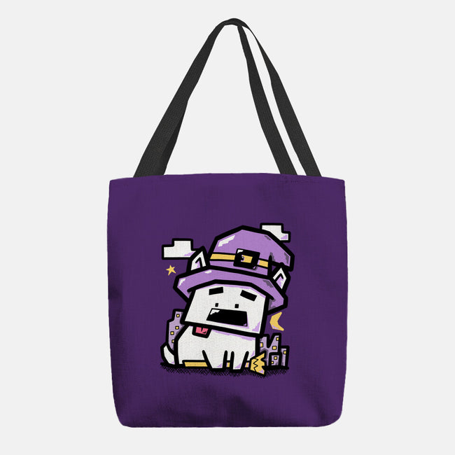 Witch Dog Doodle-None-Basic Tote-Bag-bloomgrace28