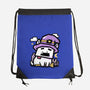 Witch Dog Doodle-None-Drawstring-Bag-bloomgrace28