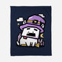 Witch Dog Doodle-None-Fleece-Blanket-bloomgrace28