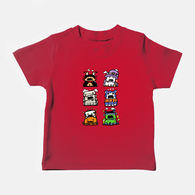 Halloween Dogs-Baby-Basic-Tee-bloomgrace28