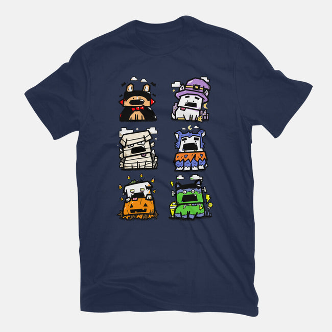 Halloween Dogs-Womens-Basic-Tee-bloomgrace28