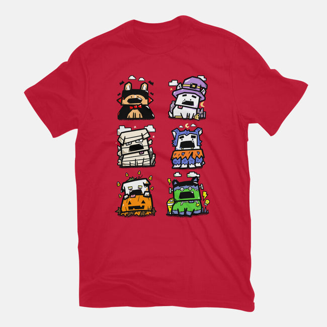 Halloween Dogs-Unisex-Basic-Tee-bloomgrace28