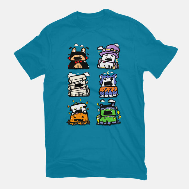 Halloween Dogs-Mens-Basic-Tee-bloomgrace28