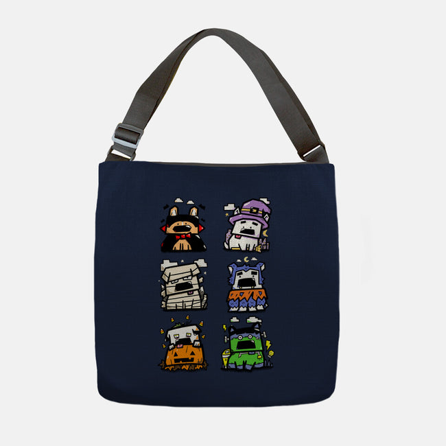 Halloween Dogs-None-Adjustable Tote-Bag-bloomgrace28