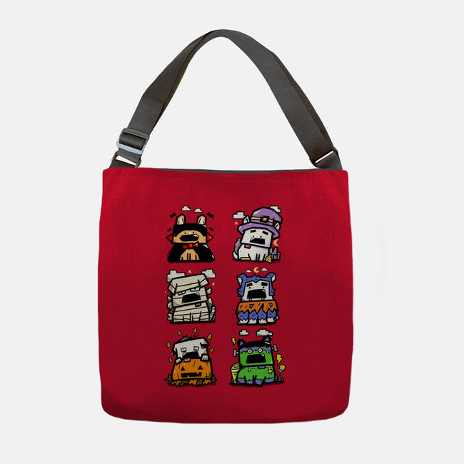Halloween Dogs-None-Adjustable Tote-Bag-bloomgrace28