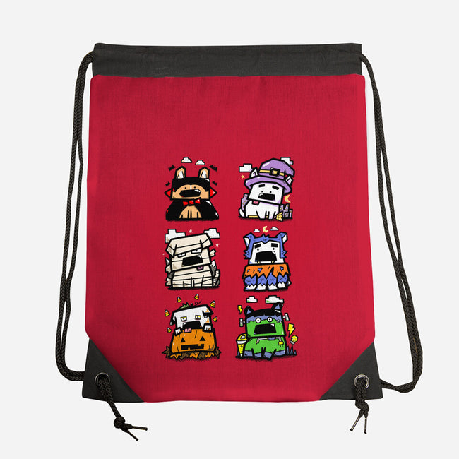 Halloween Dogs-None-Drawstring-Bag-bloomgrace28