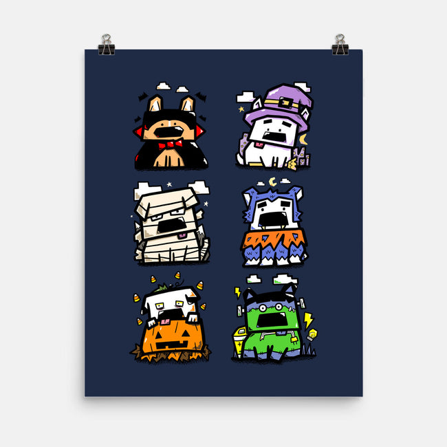Halloween Dogs-None-Matte-Poster-bloomgrace28