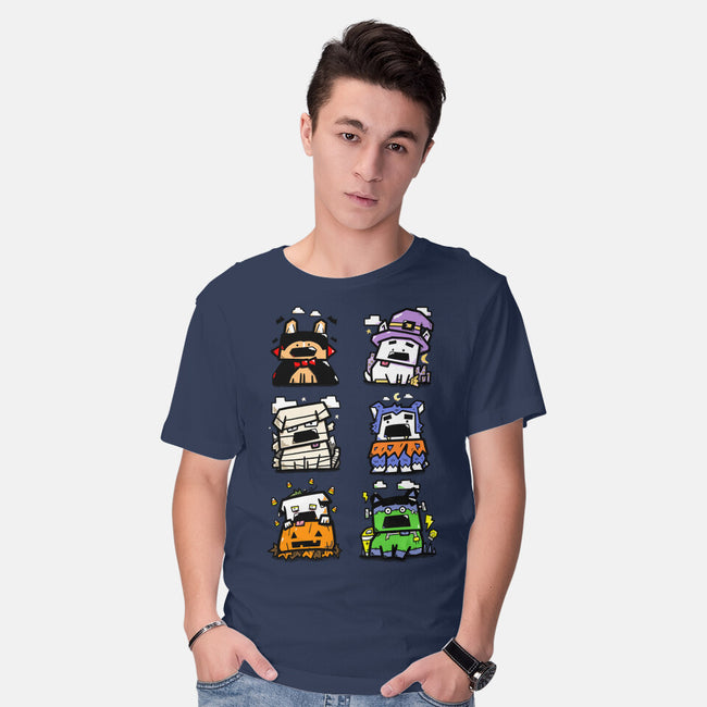 Halloween Dogs-Mens-Basic-Tee-bloomgrace28