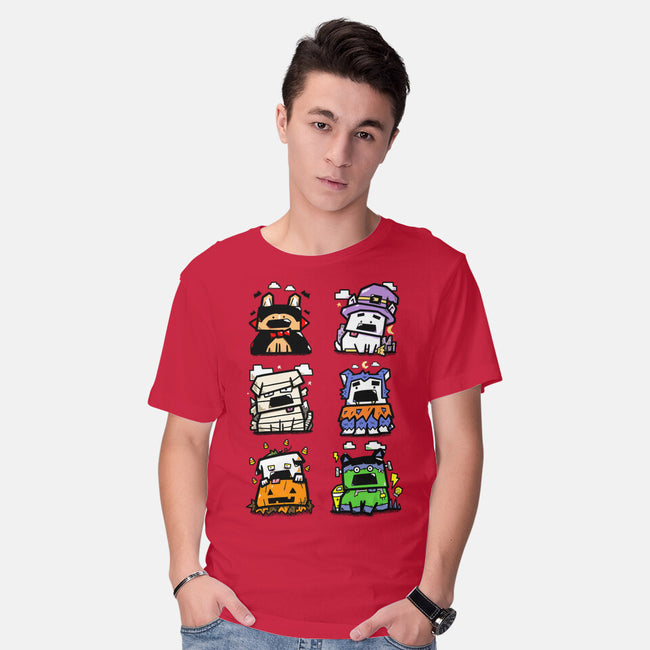 Halloween Dogs-Mens-Basic-Tee-bloomgrace28