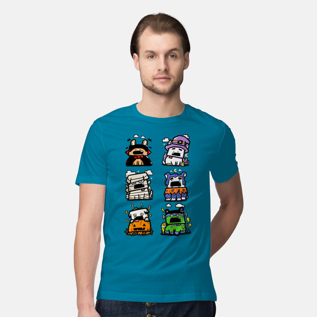Halloween Dogs-Mens-Premium-Tee-bloomgrace28