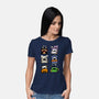 Halloween Dogs-Womens-Basic-Tee-bloomgrace28