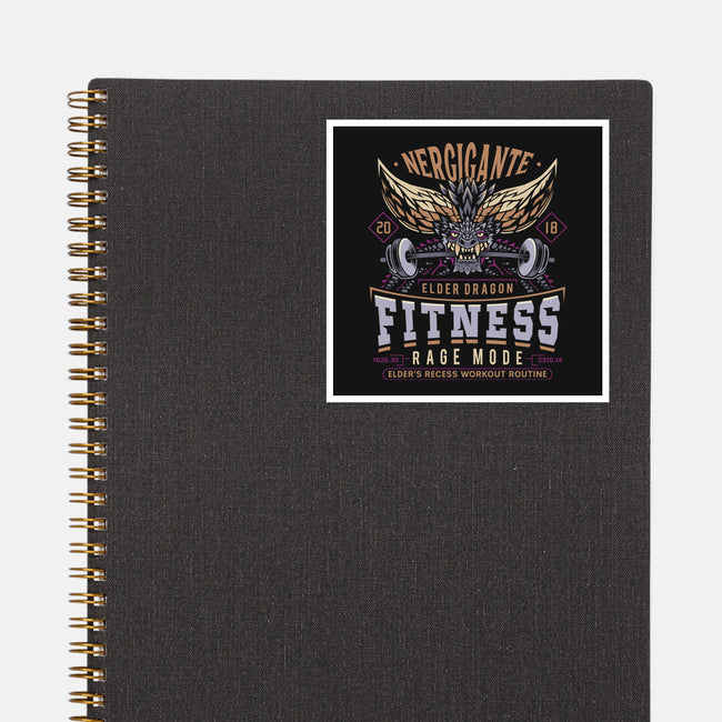 Nergigante Fitness-None-Glossy-Sticker-LAGELANTEE