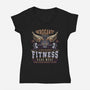 Nergigante Fitness-Womens-V-Neck-Tee-LAGELANTEE