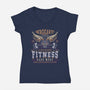 Nergigante Fitness-Womens-V-Neck-Tee-LAGELANTEE