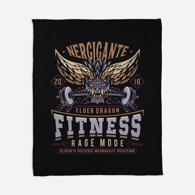 Nergigante Fitness-None-Fleece-Blanket-LAGELANTEE