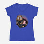 Ultimate Dungeon Survivor-Womens-V-Neck-Tee-glitchygorilla