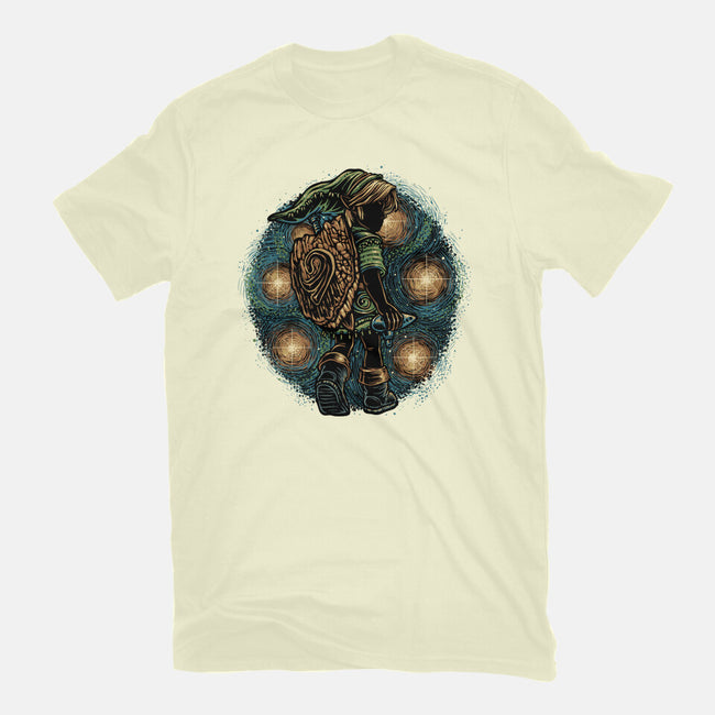 Melody Of The Night Sky-Mens-Basic-Tee-glitchygorilla
