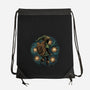 Melody Of The Night Sky-None-Drawstring-Bag-glitchygorilla