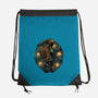 Melody Of The Night Sky-None-Drawstring-Bag-glitchygorilla