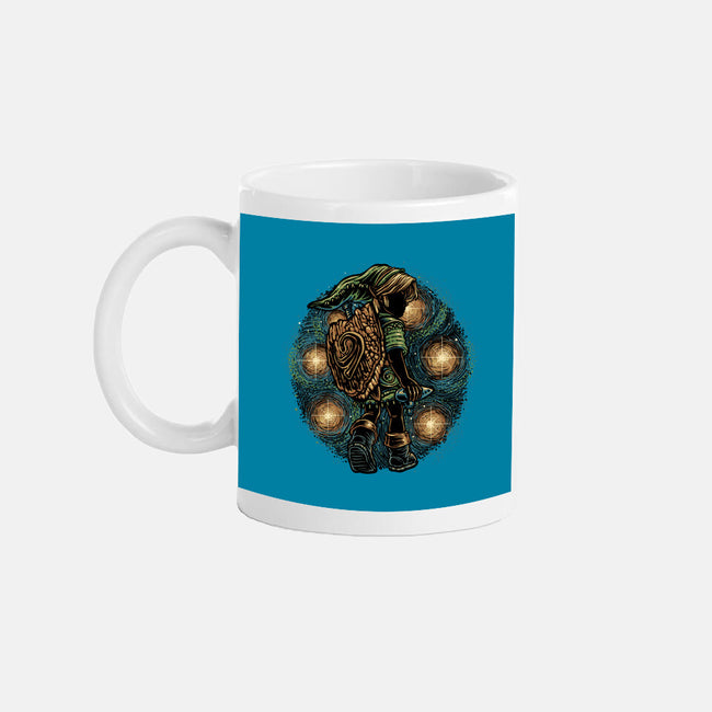 Melody Of The Night Sky-None-Mug-Drinkware-glitchygorilla
