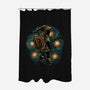 Melody Of The Night Sky-None-Polyester-Shower Curtain-glitchygorilla
