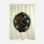 Melody Of The Night Sky-None-Polyester-Shower Curtain-glitchygorilla