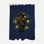 Melody Of The Night Sky-None-Polyester-Shower Curtain-glitchygorilla