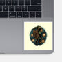 Melody Of The Night Sky-None-Glossy-Sticker-glitchygorilla