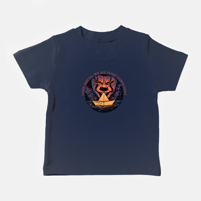 Join The Float-Baby-Basic-Tee-glitchygorilla