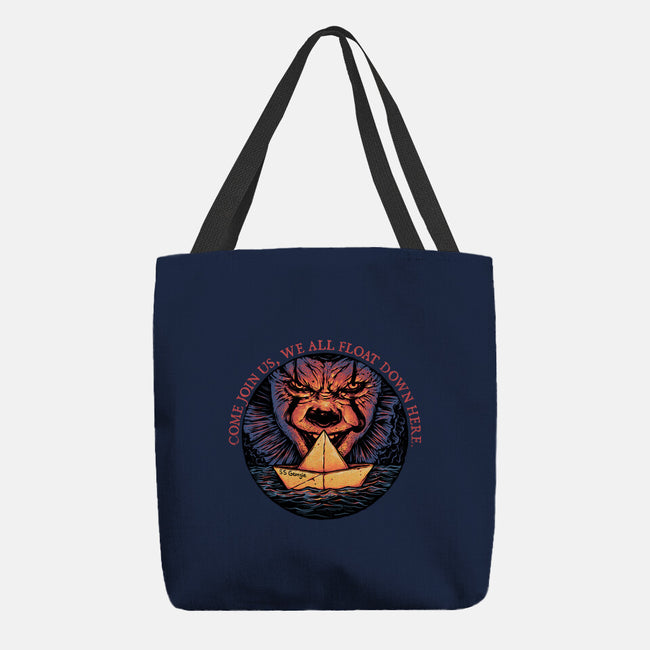Join The Float-None-Basic Tote-Bag-glitchygorilla