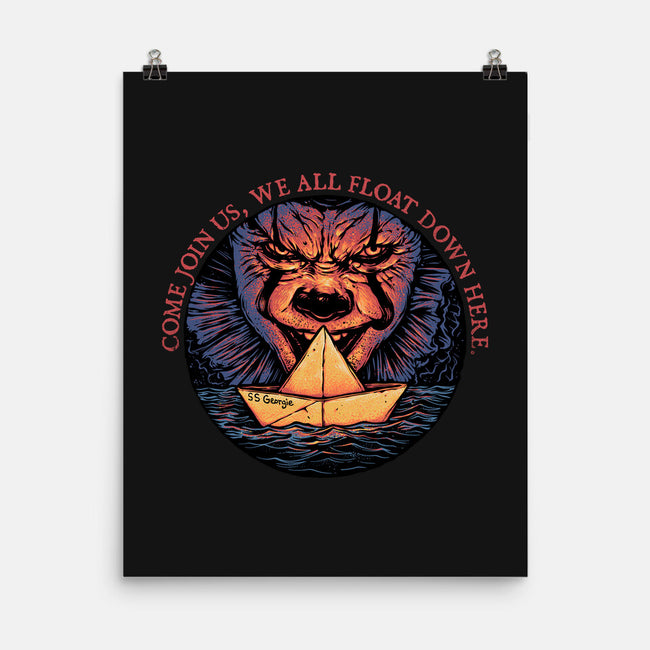 Join The Float-None-Matte-Poster-glitchygorilla